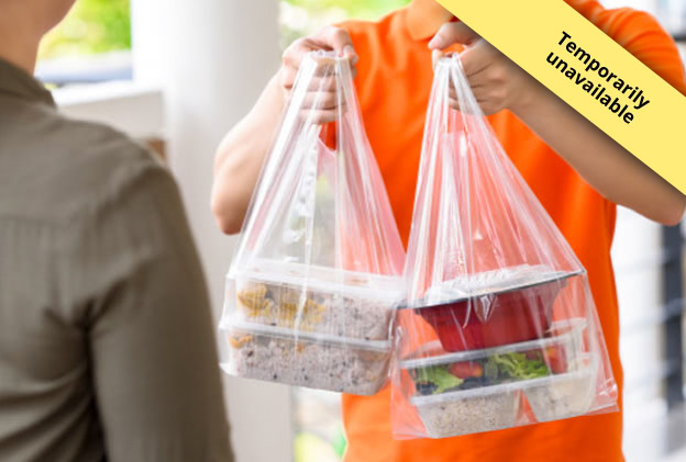 Take Away is available in the Villas
